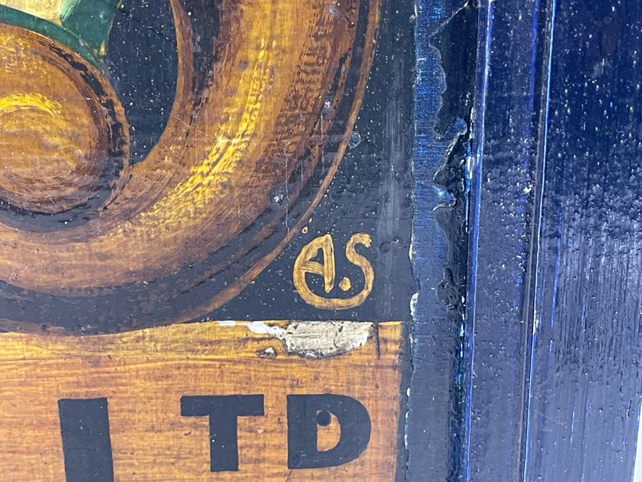 Vintage Hand-Painted British Norwich Pub Ale House Restaurant Sign 29W X 37.5H [Photo 12]