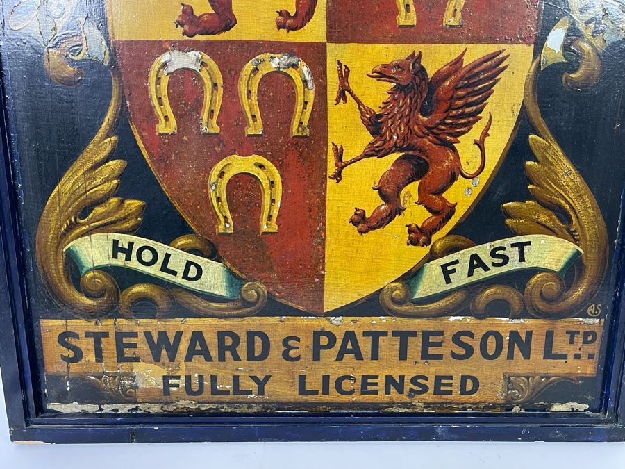 Vintage Hand-Painted British Norwich Pub Ale House Restaurant Sign 29W X 37.5H [Photo 11]