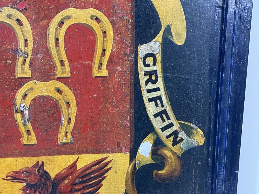 Vintage Hand-Painted British Norwich Pub Ale House Restaurant Sign 29W X 37.5H [Photo 8]