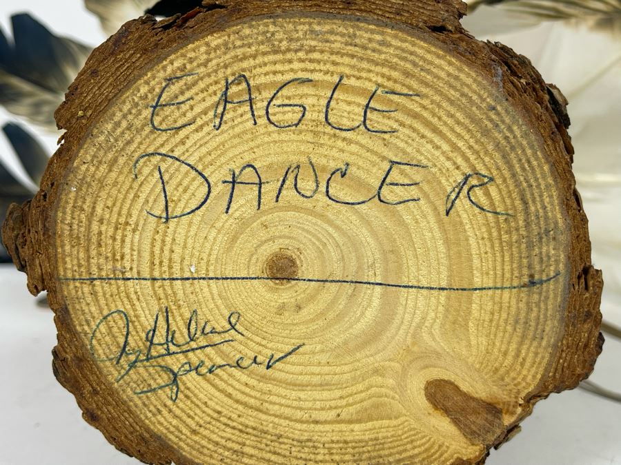 Native American Eagle Dance Kachina Doll Signed 12H [Photo 11]