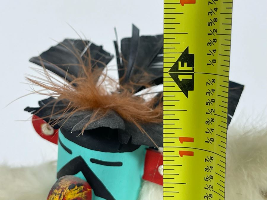 Native American Eagle Dance Kachina Doll Signed 12H [Photo 13]
