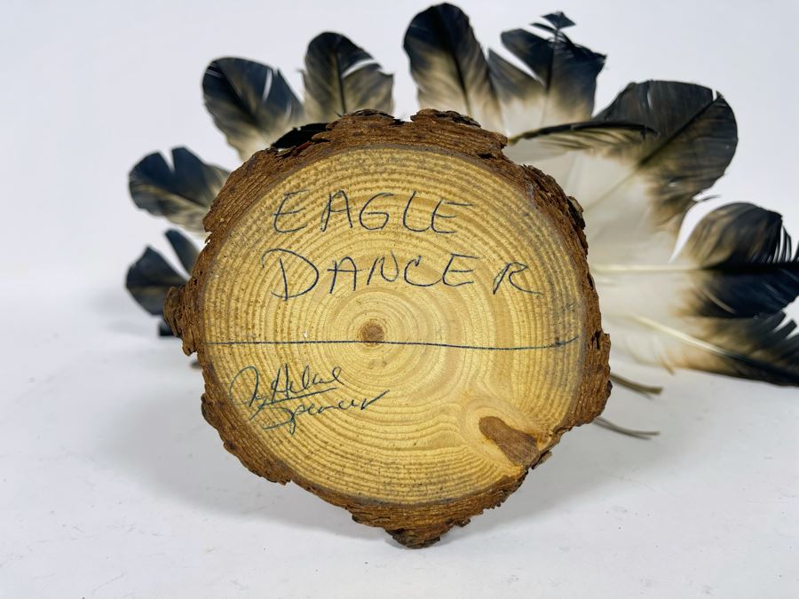 Native American Eagle Dance Kachina Doll Signed 12H [Photo 10]