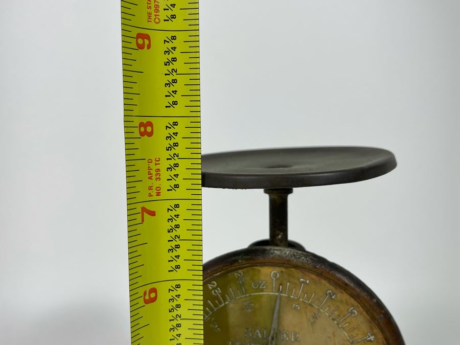 Antique English Letter Balance Scale By Salter 7.5H [Photo 11]