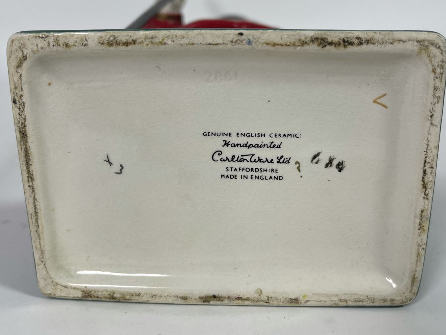 The Beefeater Yeoman Carlton Ware Hand-Painted Ceramic Decanter Figurine Made In Staffordshire England 19H [Photo 11]