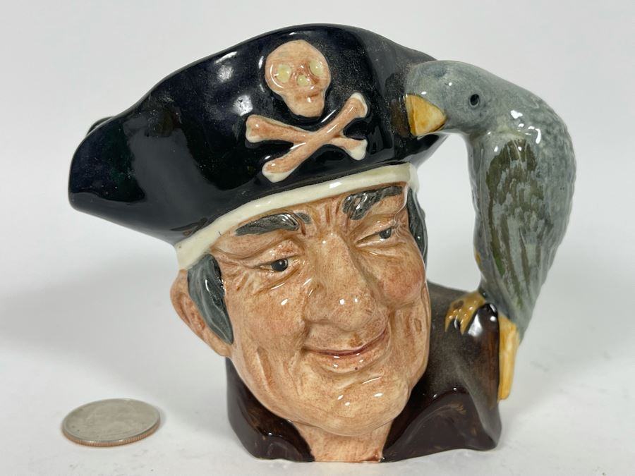 Royal Doulton Long John Silver Toby Mug Jug D6386 4H