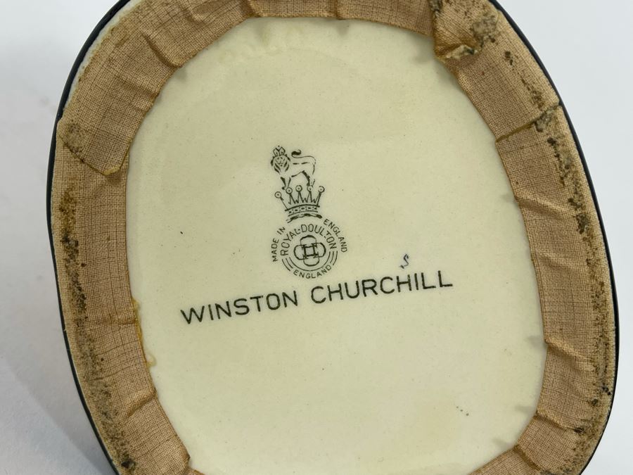 Vintage Royal Doulton Winston Churchill Toby Mug Jug 9H [Photo 11]