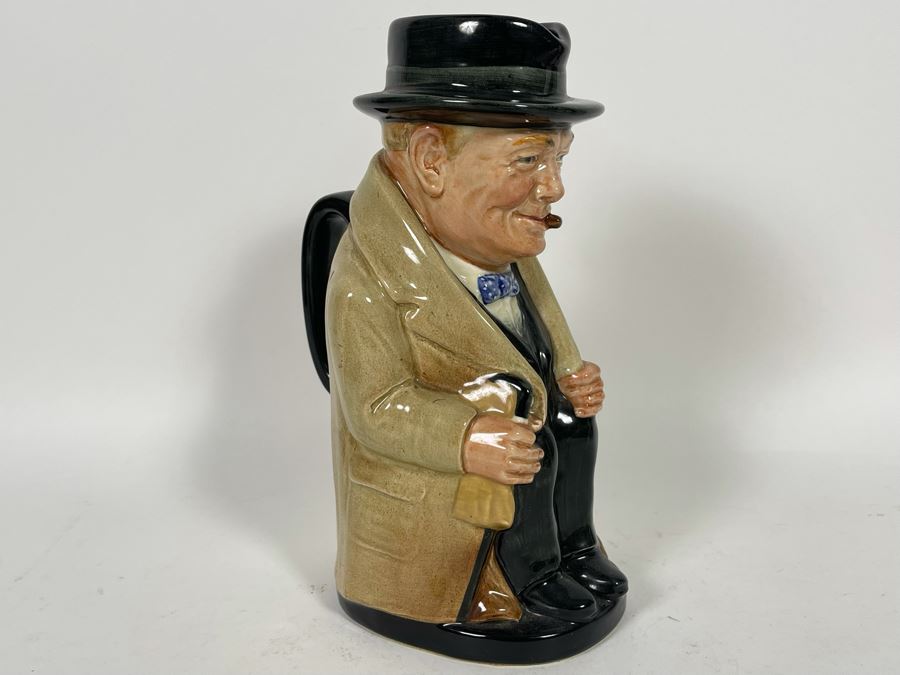 Vintage Royal Doulton Winston Churchill Toby Mug Jug 9H