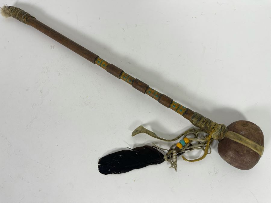 Native American Stone War Club 19.5L [Photo 5]