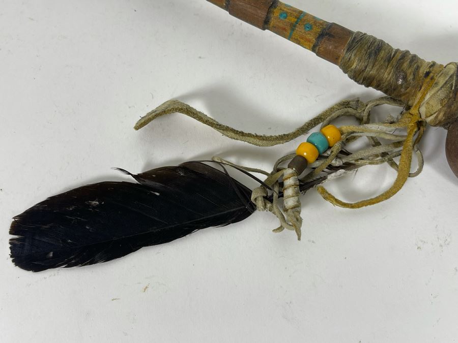 Native American Stone War Club 19.5L [Photo 7]