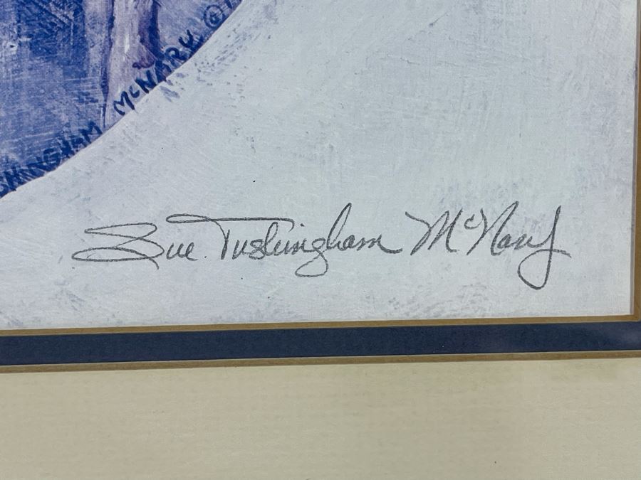 Hand-Signed Limited Edition Print Titled “Hotel Del Coronado - Boat House” By Sue Tushingham McNary 1977 15.5 X 20 [Photo 7]