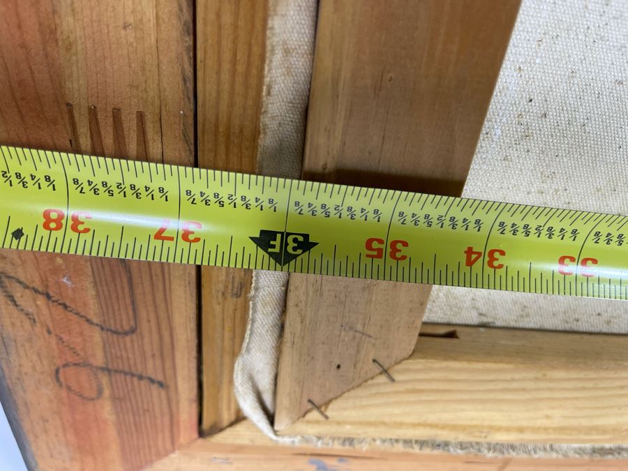 Original Nautical Sailing Ship Painting Unsigned 36 X 24 [Photo 13]