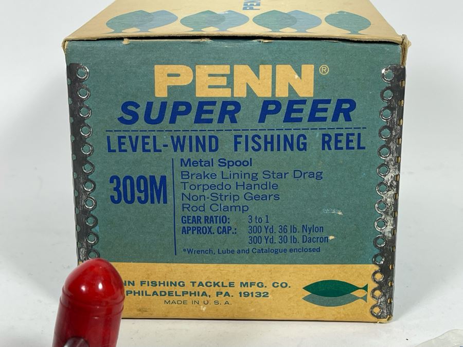 Penn Reels Super Peer Level-Wind Fishing Reel 309M With Box [Photo 9]
