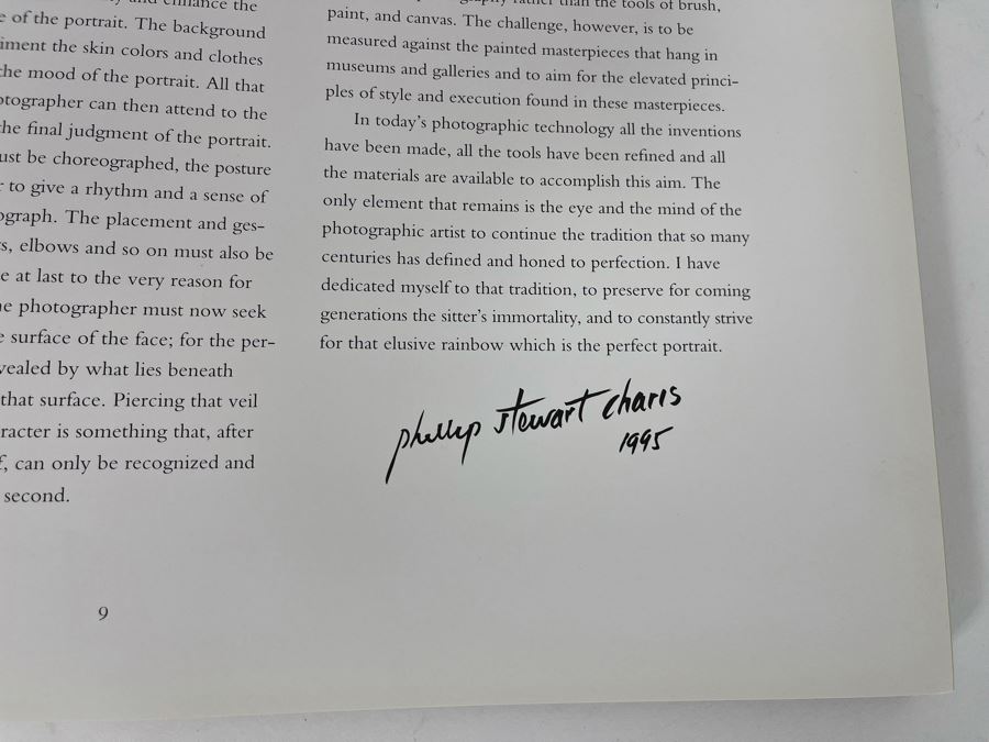 Signed First Limited Edition Book A Lasting Tradition - The Studio Portraiture Of Phillip Stewart Charis [Photo 11]