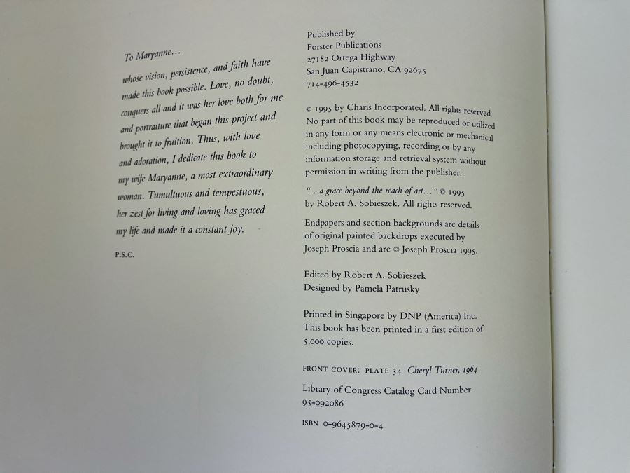 Signed First Limited Edition Book A Lasting Tradition - The Studio Portraiture Of Phillip Stewart Charis [Photo 8]