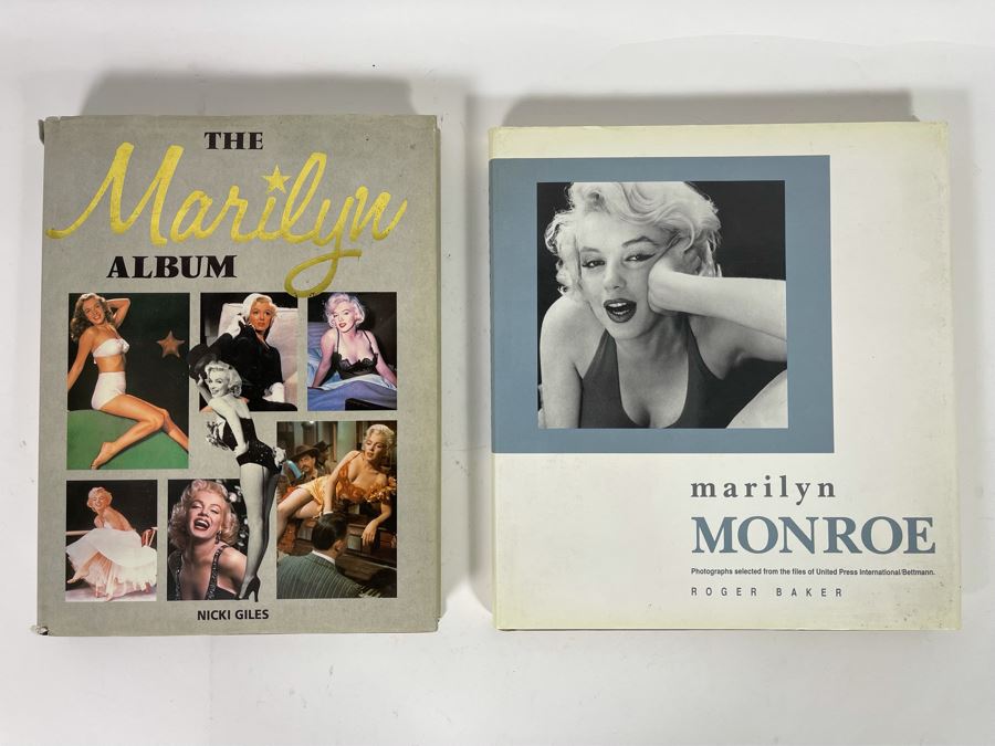 Pair Of Marilyn Monroe Coffee Table Books [Photo 2]