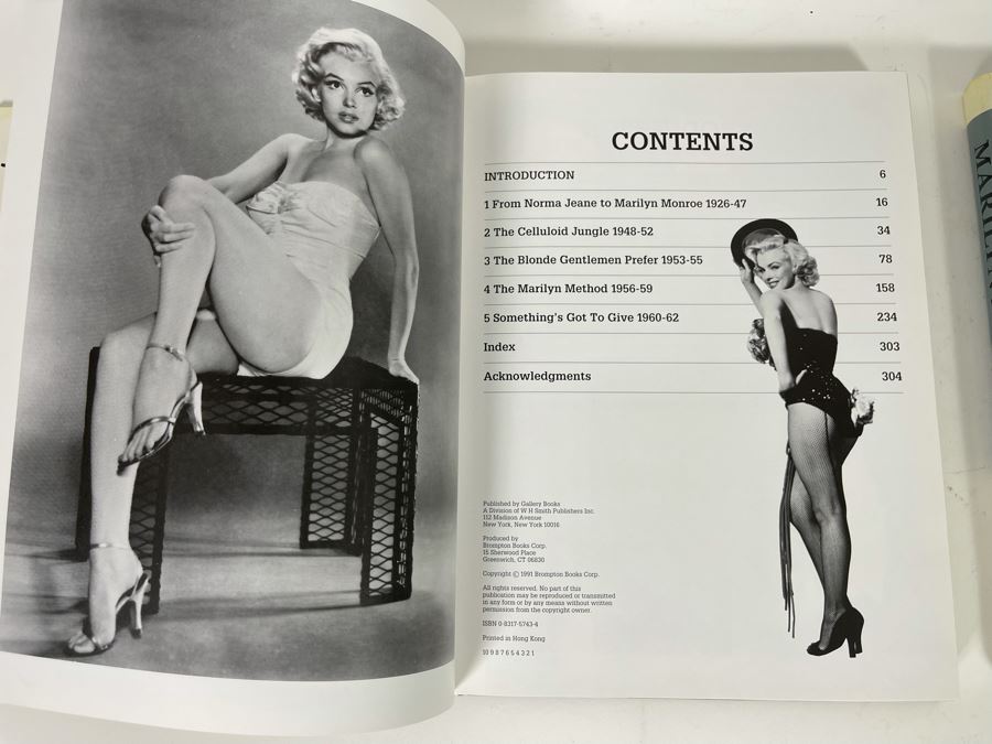 Pair Of Marilyn Monroe Coffee Table Books [Photo 10]