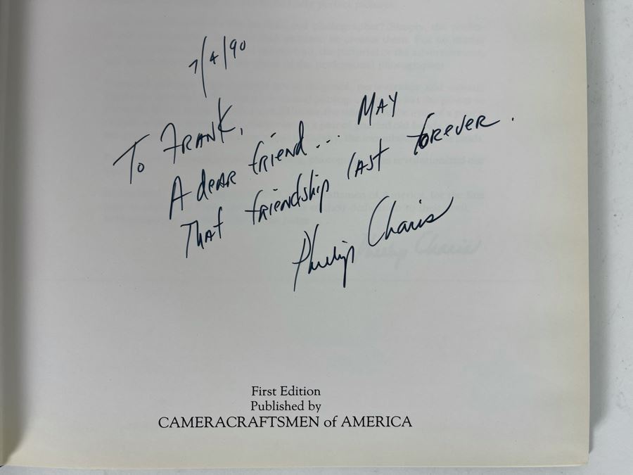 Signed First Edition Book Cameracraftsmen Of America 1985 Signed By ...