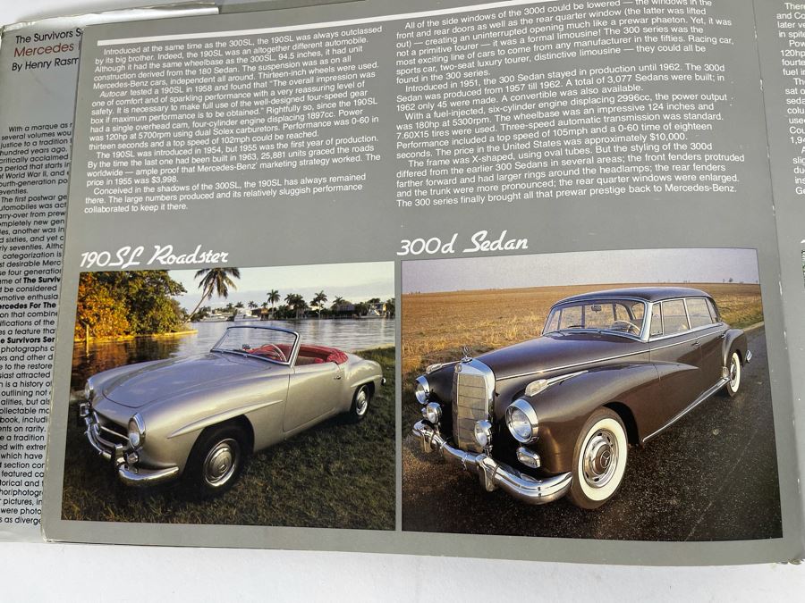 Signed Hardcover Book Mercedes For The Road 1946-1974 The Survivors Series Signed By Harry Rasmussen Binding Needs Repair [Photo 9]