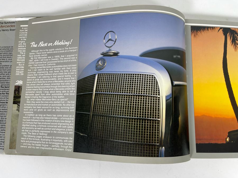 Signed Hardcover Book Mercedes For The Road 1946-1974 The Survivors Series Signed By Harry Rasmussen Binding Needs Repair [Photo 11]