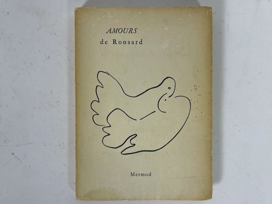 Amours De Ronsard Mermod Paperback Book With Illustrations By Matisse [Photo 2]