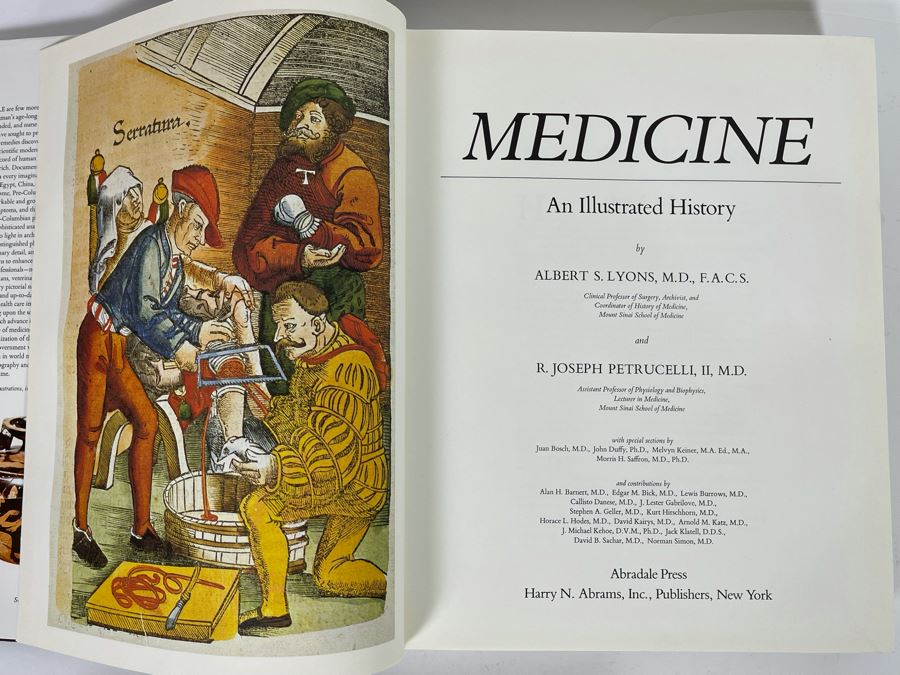 Medicine An Illustrated History By Albert S. Lyons Coffee Table Book [Photo 4]