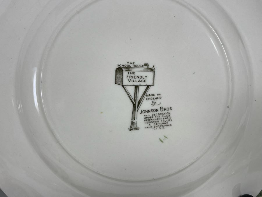 (6) Johnson Bros The Friendly Village 10.5” Large Dinner Plates Replacements Value $300 [Photo 11]