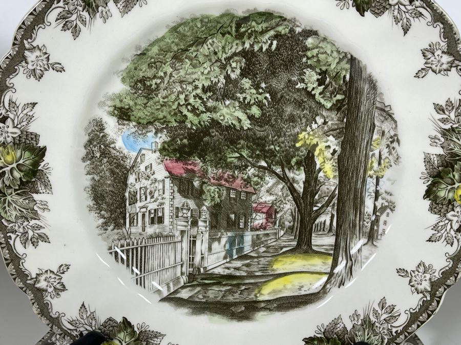 (6) Johnson Bros The Friendly Village 10.5” Large Dinner Plates Replacements Value $300 [Photo 5]