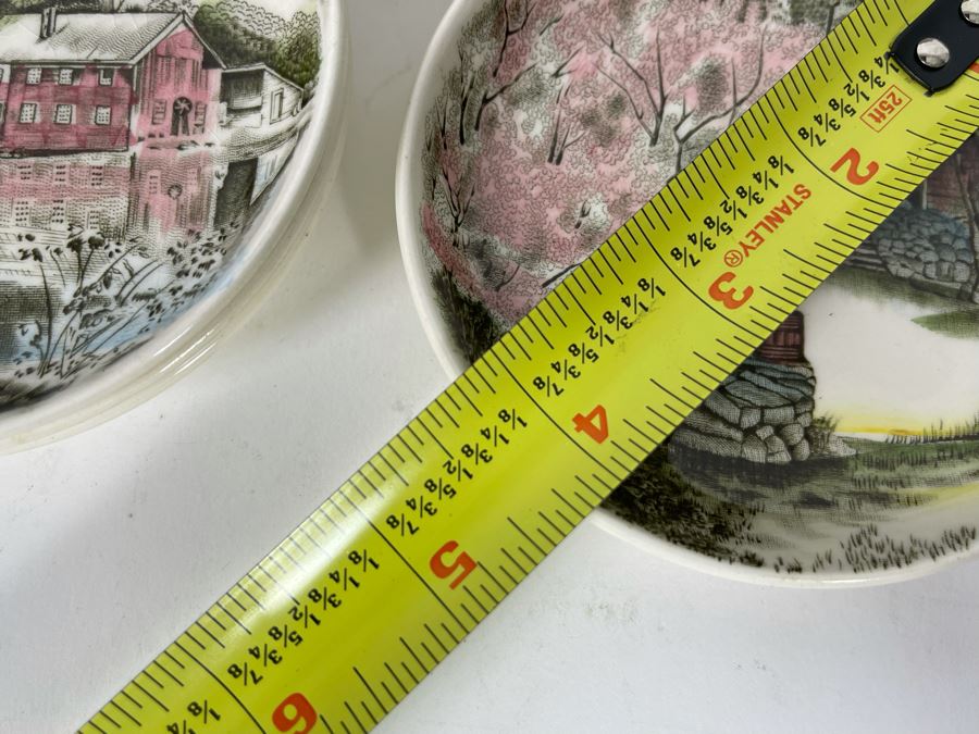 Johnson Bros The Friendly Village (6) 10” Plates And (6) 4.25” Dishes [Photo 12]