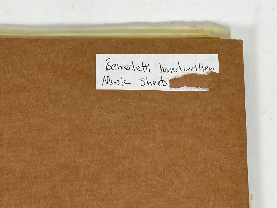 Huge Collection Of Original Hand-Written Sheet Music Musical Compositions By Quint Benedetti [Photo 18]