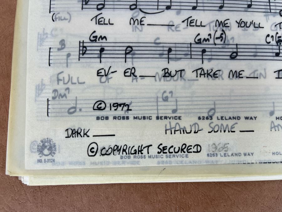 Huge Collection Of Original Hand-Written Sheet Music Musical Compositions By Quint Benedetti [Photo 16]