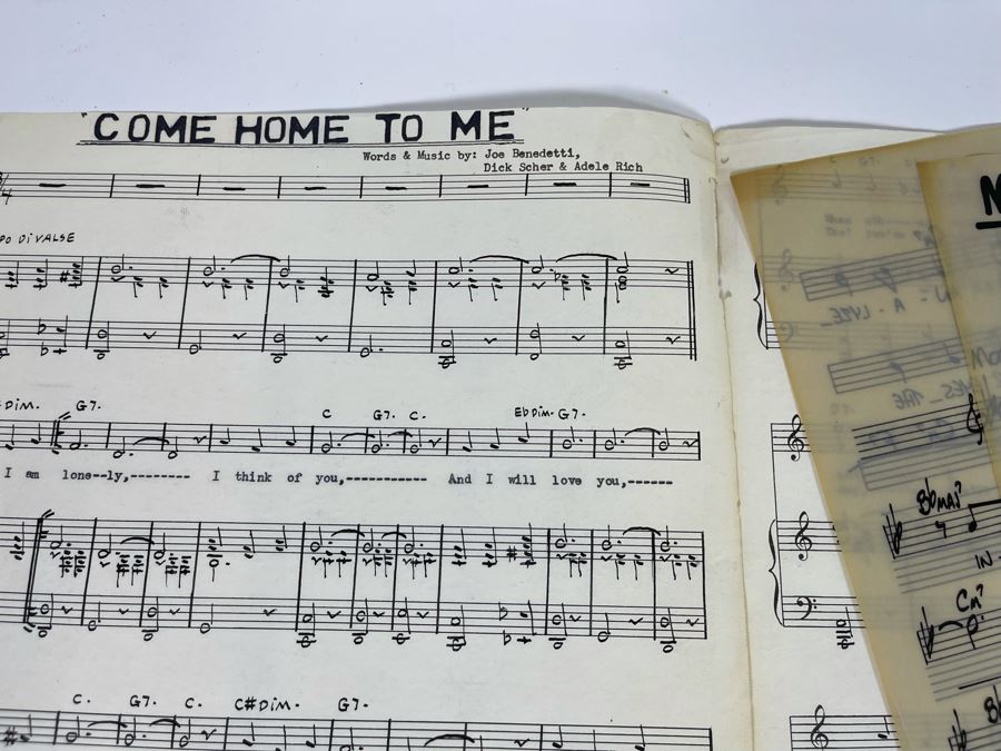 Huge Collection Of Original Hand-Written Sheet Music Musical Compositions By Quint Benedetti [Photo 13]