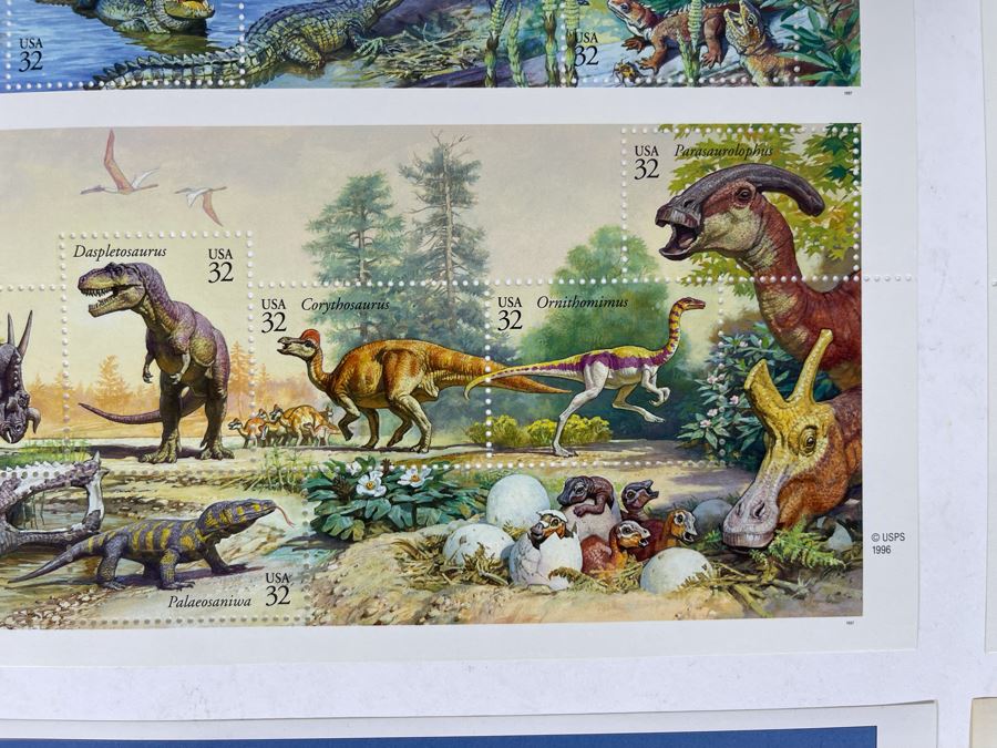 (4) Mint Postage Stamp Sheets Of The World Of Dinosaurs 1996 $19.20 Face Value [Photo 6]