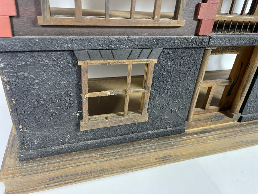 Vintage Handmade Custom Dollhouse 30W X 12D X 26H [Photo 6]