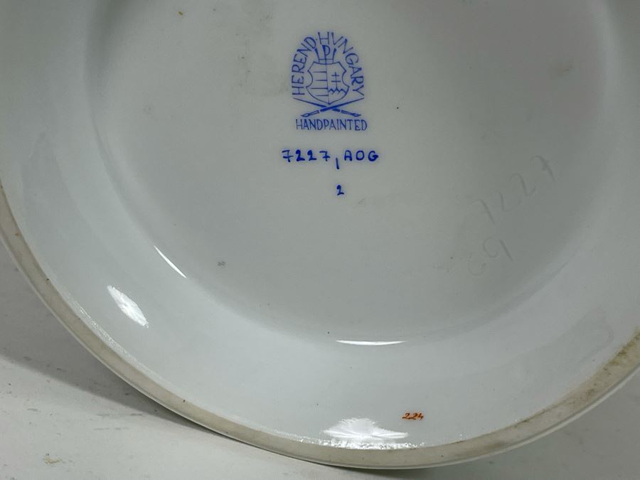 Herend Chinese Bouquet Rust Cachepot Retails $380 [Photo 8]