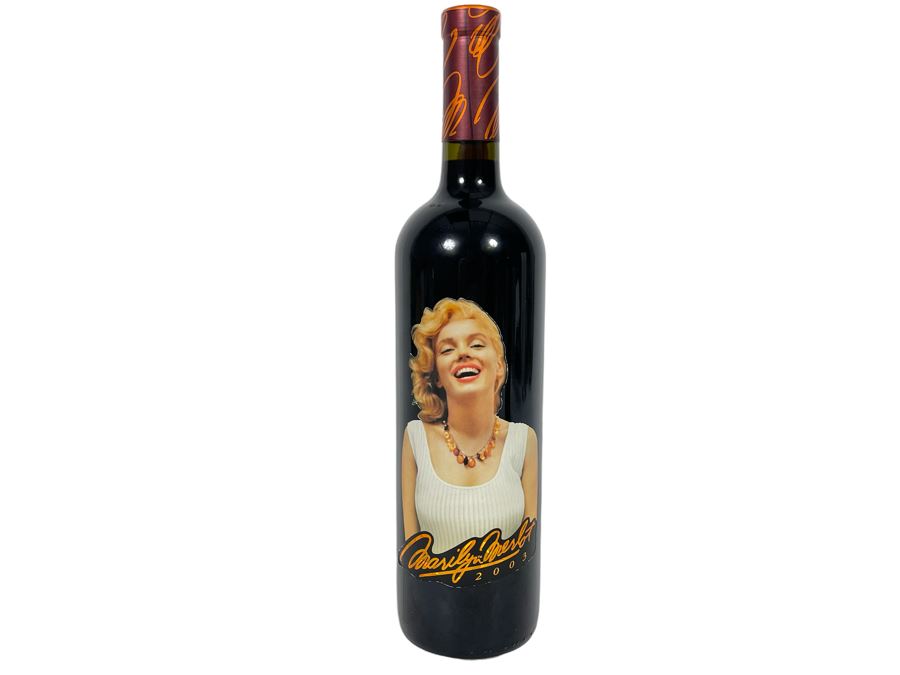 Collectible Marilyn Monroe Merlot 2003 Napa Valley Merlot Wine [Photo 1]