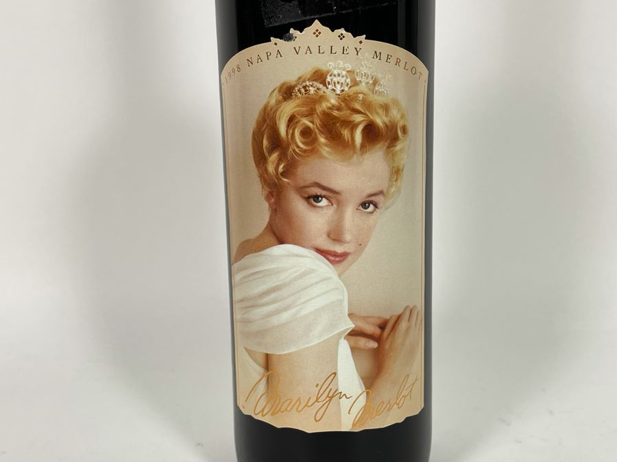 Collectible Marilyn Monroe Merlot 1998 Napa Valley Merlot Wine [Photo 4]