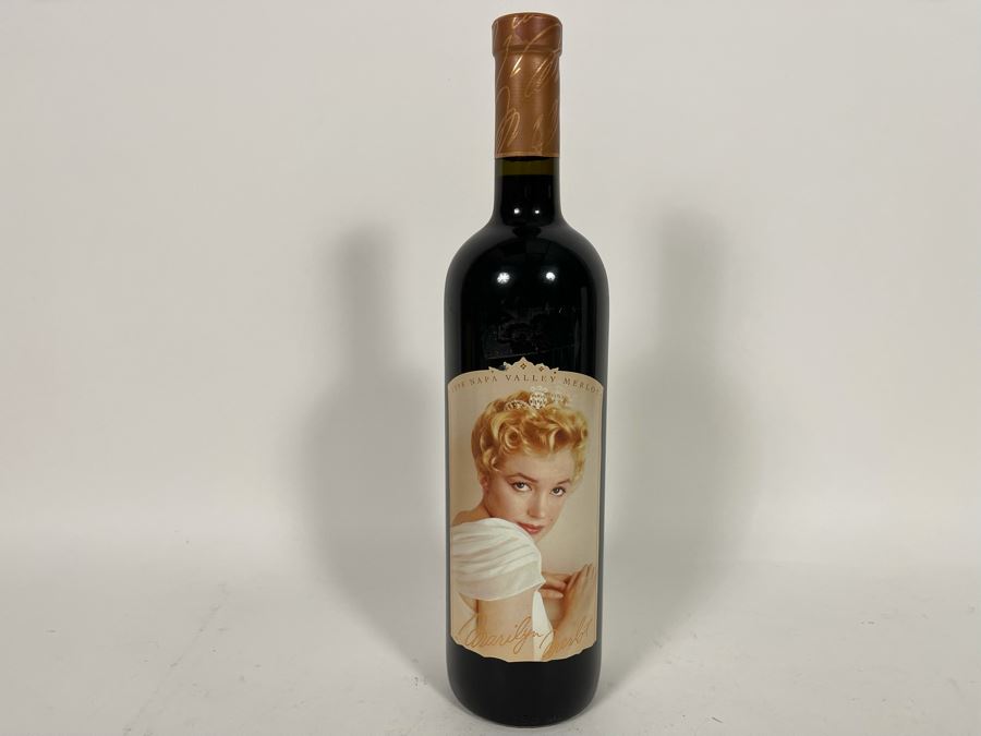 Collectible Marilyn Monroe Merlot 1998 Napa Valley Merlot Wine [Photo 3]