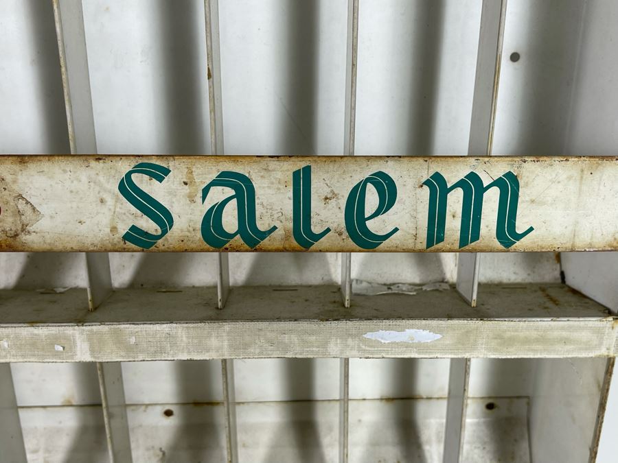 Vintage Metal Cigarette Vending Machine Insert With Camel, Winston, Salem Advertising 32.5W X 27H X 4D [Photo 7]