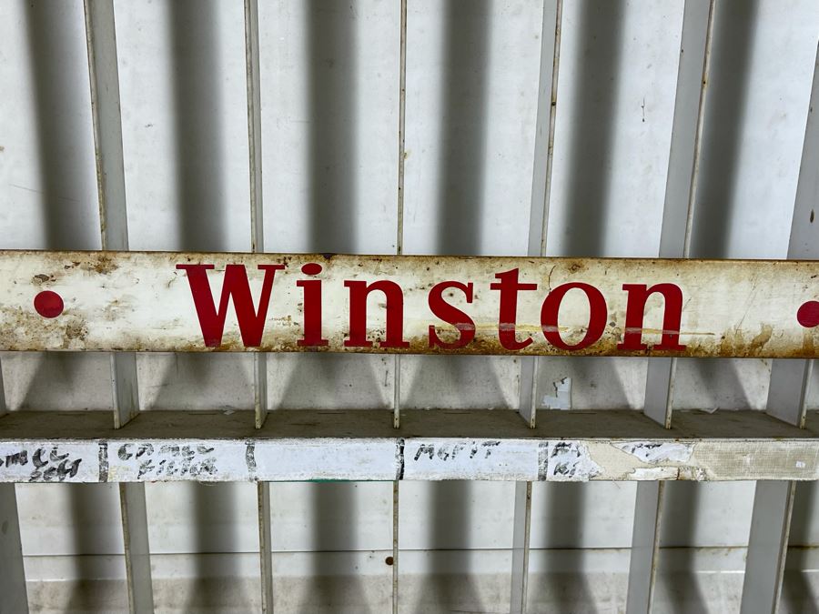 Vintage Metal Cigarette Vending Machine Insert With Camel, Winston, Salem Advertising 32.5W X 27H X 4D [Photo 6]