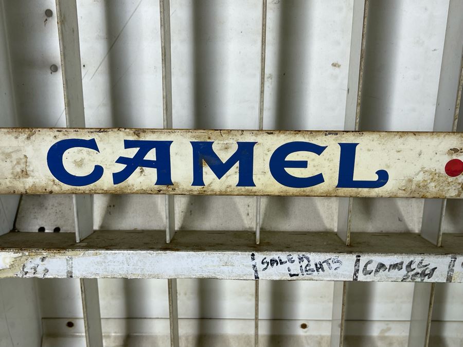 Vintage Metal Cigarette Vending Machine Insert With Camel, Winston, Salem Advertising 32.5W X 27H X 4D [Photo 5]