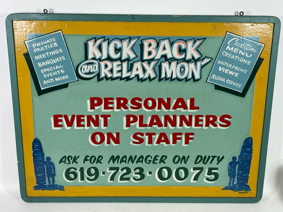 Hand-Painted Diedrich Coffee Wooden Double-Sided Sign 42W X 32H [Photo 7]