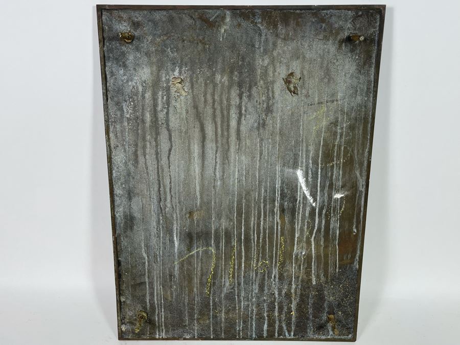 Heavy Bronze San Diego Plaque County Of San Diego Palomar Transfer Station October 1979 - Roger Hedgecock 18 X 24 [Photo 7]