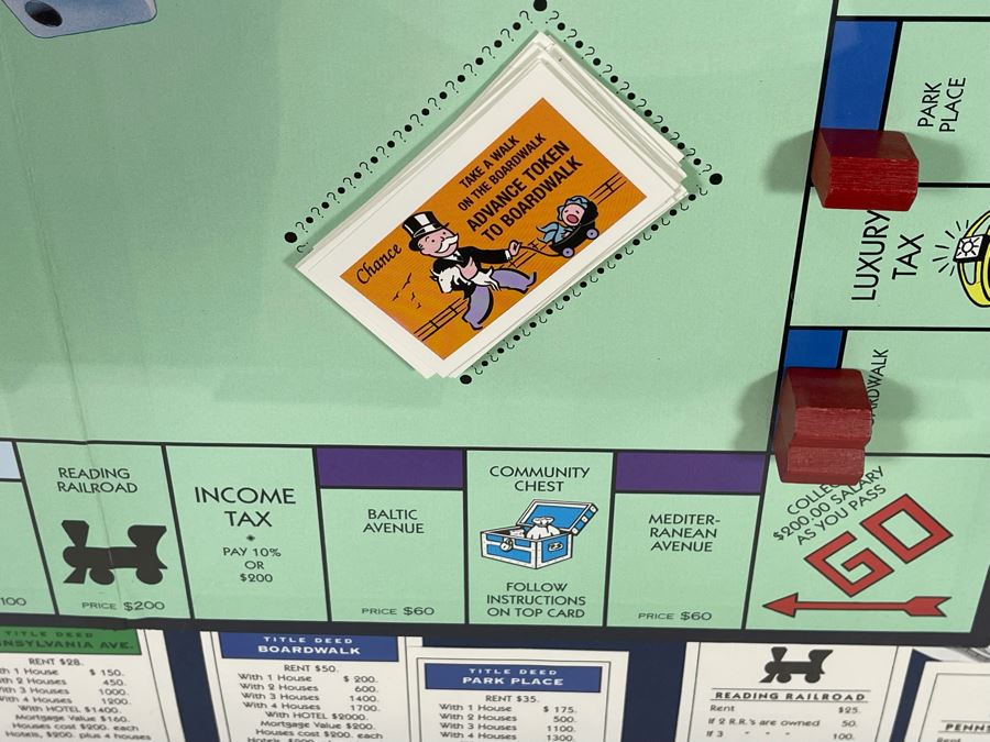 Shadowbox Framed Deluxe Edition Monopoly Game 34 X 34 [Photo 5]