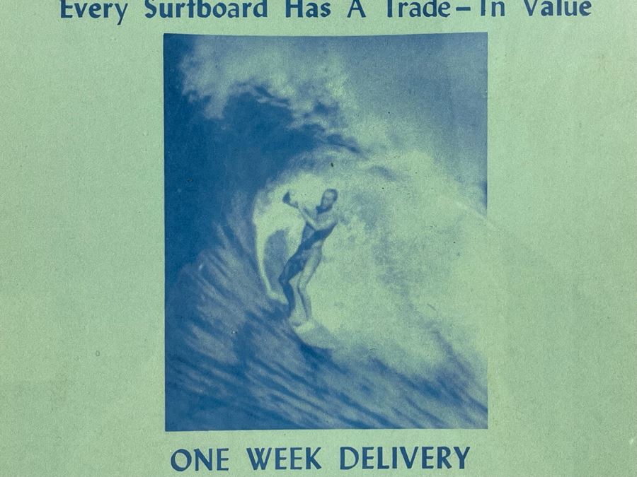 Surfboards By Velzy Framed Advertisement 14 X 17 [Photo 6]