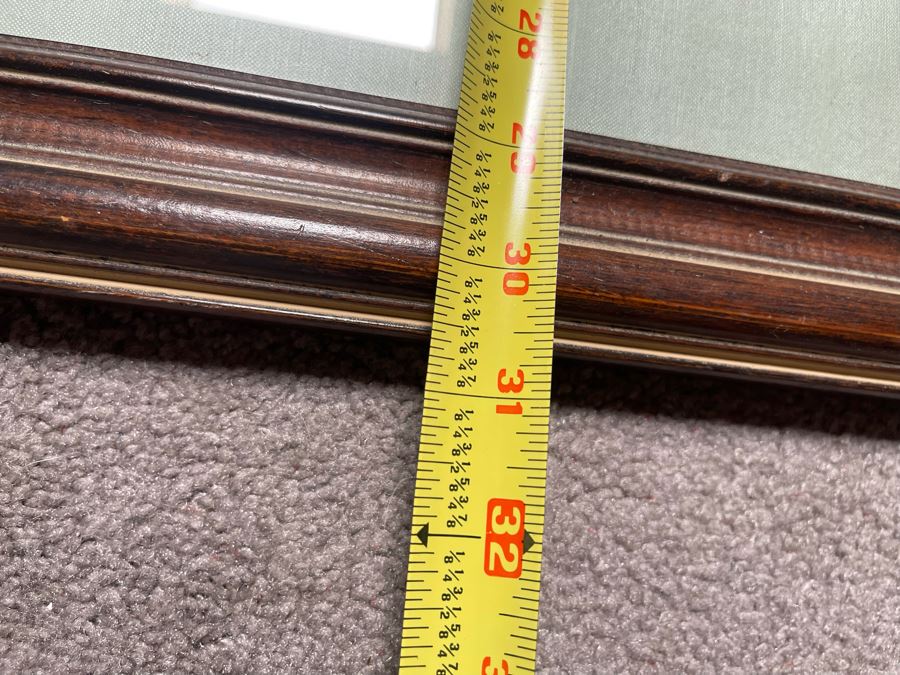 Vintage 1966 Sailing Ship Print Titled “The Action Between Java And Constitution Dec 1812” By Montague Dawson Published By Frost & Reed Of London, England Framed 40 X 31 [Photo 12]