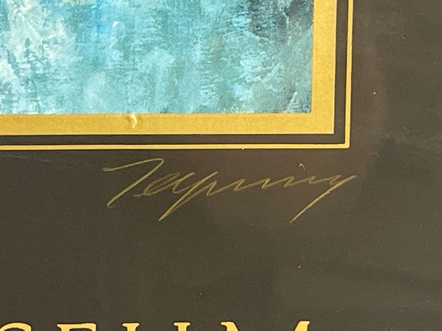 Hand-Signed Howard Terpning Poster The Long Shot From Cowboy Artists Of America Museum Kerrville, TX 28 X 28 [Photo 7]