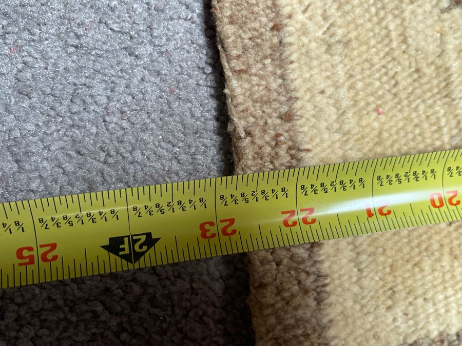 Old Native American Navajo Blanket Rug - (Note Condition: Has Wax From Candles And Several Small Holes) 22.5 X 40  [Photo 11]