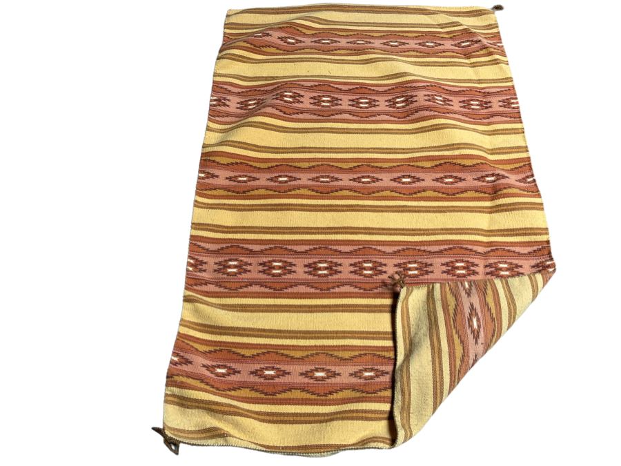 Vintage Native American Navajo Blanket Rug 34 X 53 [Photo 4]