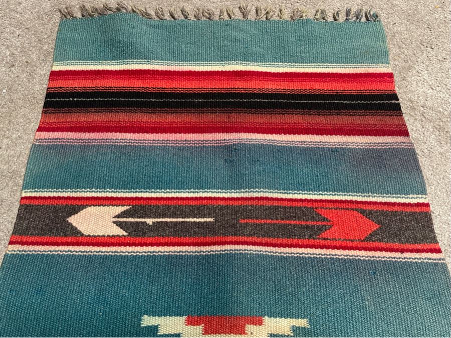 Small Southwest Handwoven Area Rug 18.5 X 38.5 [Photo 4]