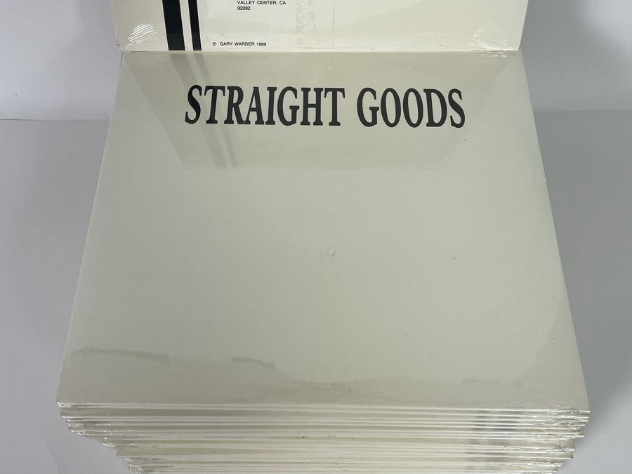 Collection Of 48 New Sealed Vinyl Records From Local 1989 Band Straight Goods - Gary Warder & Marilyn Russo [Photo 3]